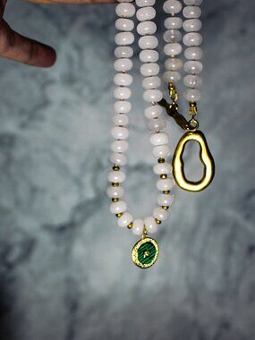 Handmade knotted necklace